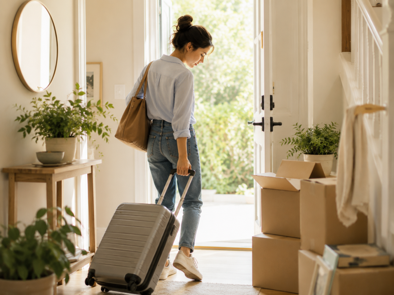 Tai Sui year movement and life transitions including relocation, moving house, travel, career change, and major life changes.