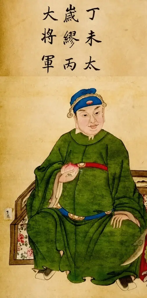 2027 Tai Sui General Miao Bing, also known as Miao Jian, the Ding Wei Tai Sui deity for the Year of the Fire Goat.