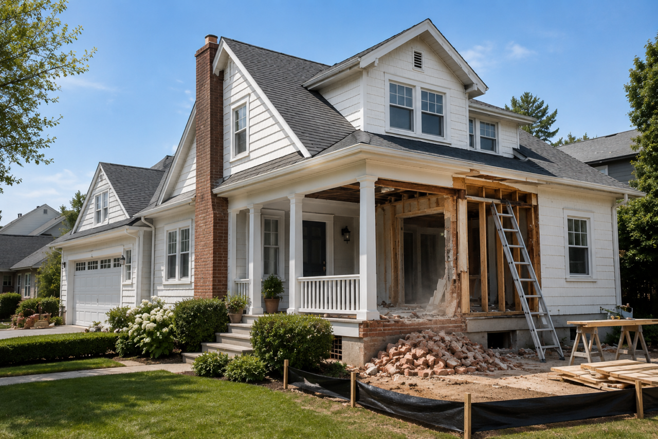 Major renovation and construction during Tai Sui or Sui Po periods requiring stronger Feng Shui protection and timing precautions.